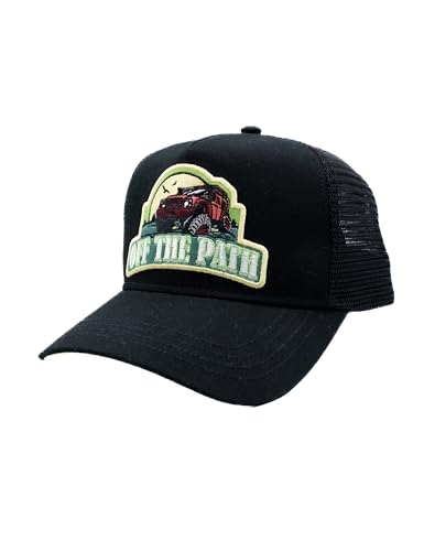 Crafton Off The Path Mesh Trucker Cap - Baseball Cap - Unisex - atmungsaktiv - individuell verstellbar - für Damen und Herren Farbe: OTT The Path - Black von Crafton