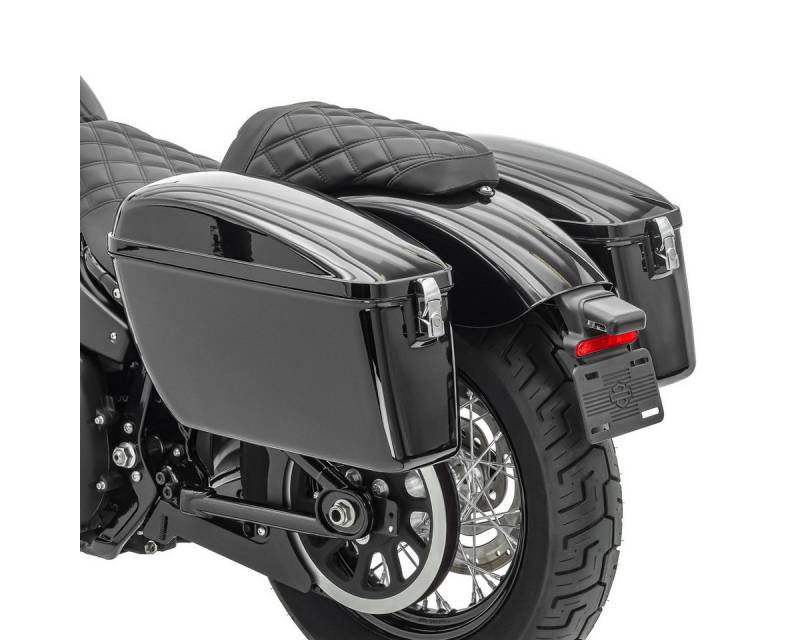 Craftride Koffer Seitenkoffer für Chopper, Cruiser und Custombikes Dallas je 20 Liter s von Craftride