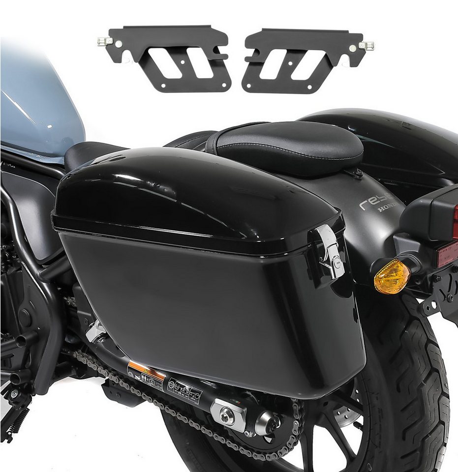 Craftride Koffer Set 2x Seitenkoffern mit Halter QL passend für BMW R 18 20-25 # Dallas von Craftride