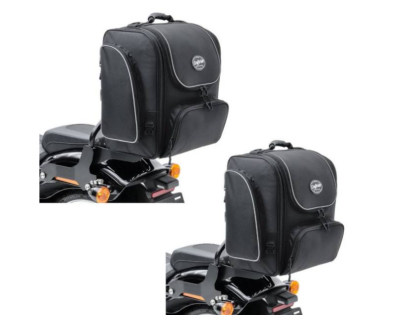 Craftride Reisetasche 2x Sissybar Tasche # TM4 Hecktasche 39-49 Liter schwarz Spar-Set Craftride Reisetasche 2x Sissybar Tasche # TM4 Hecktasche 39-49 Liter schwarz Spar-Set von Craftride
