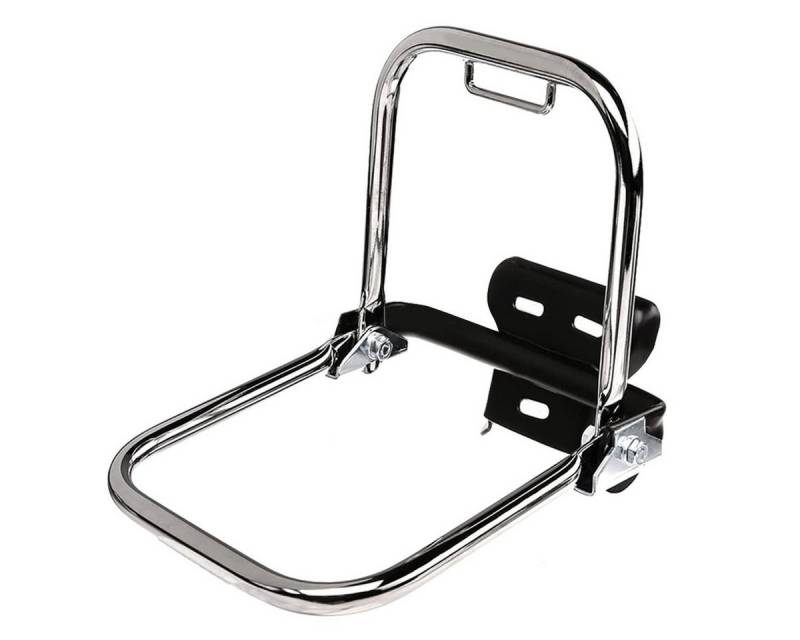 Craftride Reisetasche Gepäckträger klappbar passend für Simson S50 / S51 / S70 # chrom von Craftride