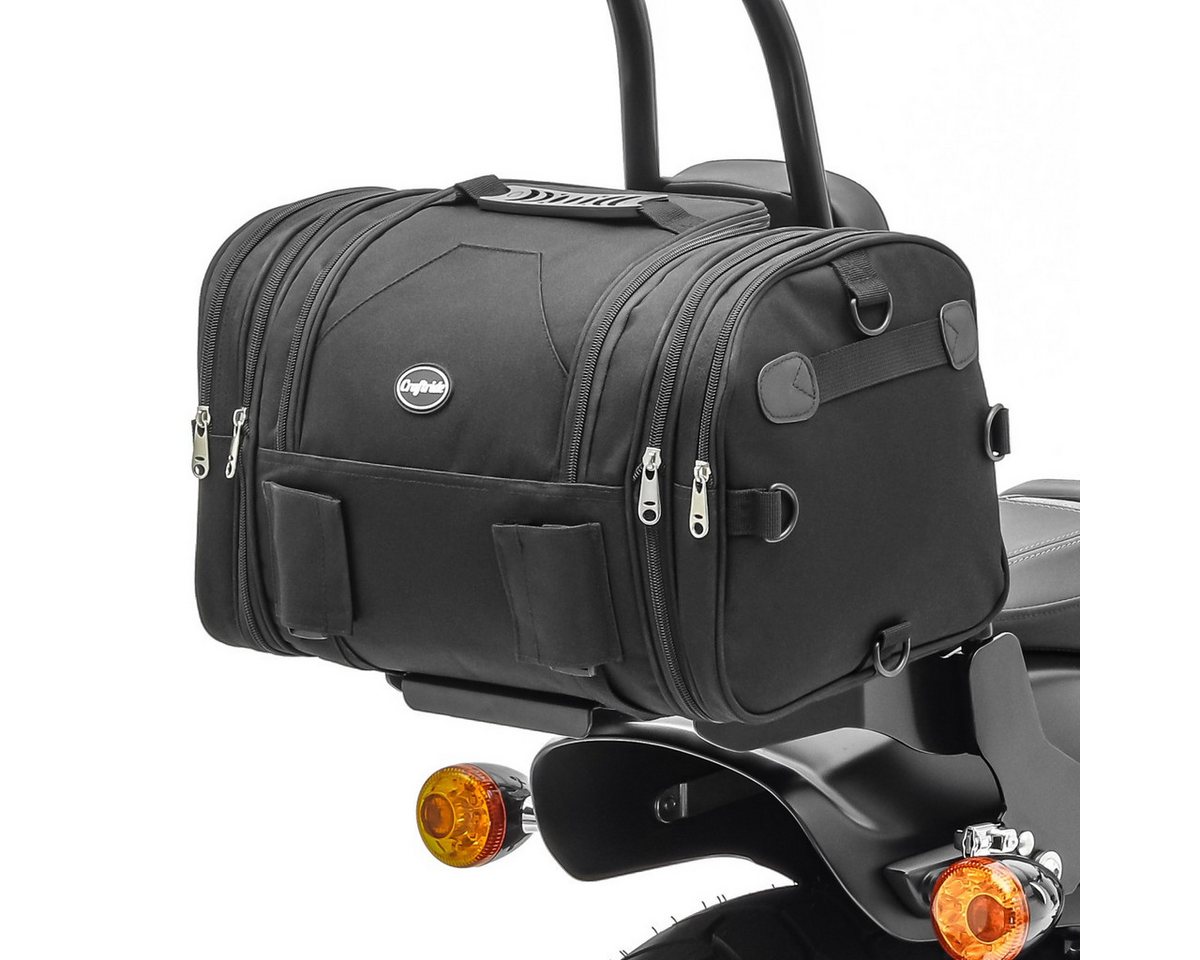 Craftride Reisetasche Hecktasche Gepäckrolle für Chopper Cruiser Custom Bikes # RB1 24-30l von Craftride