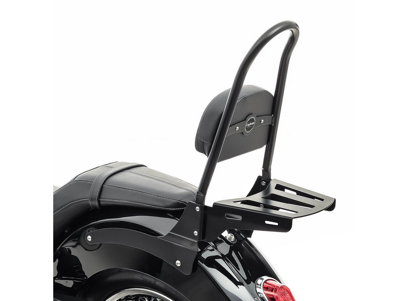 Craftride Reisetasche Sissy Bar + Gepäckträger für Indian Scout / Sixty 15-23 schwarz Casual von Craftride