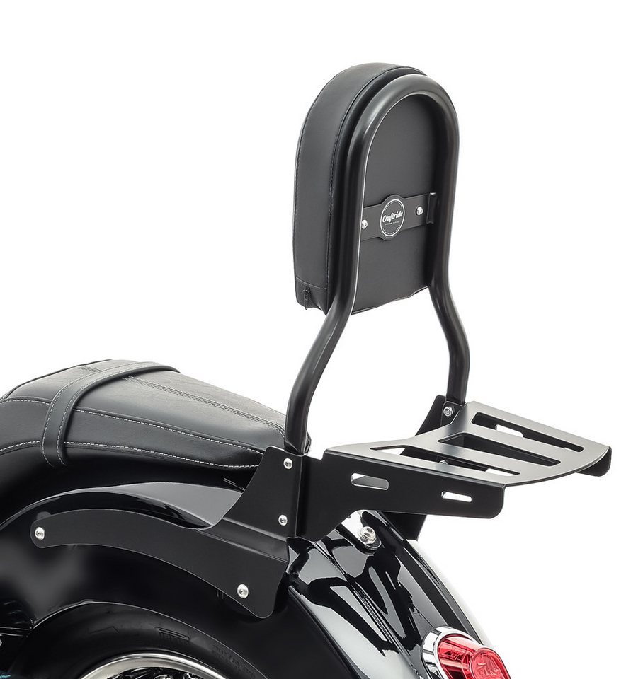 Craftride Reisetasche Sissy Bar CL mit Gepäckträger für Indian Scout / Sixty 15-23 schwarz von Craftride