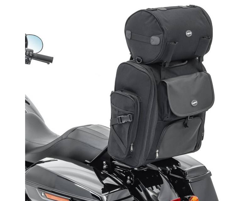 Craftride Reisetasche Sissybar Tasche mit Gepäckrolle für Chopper # SXL Hecktasche von Craftride