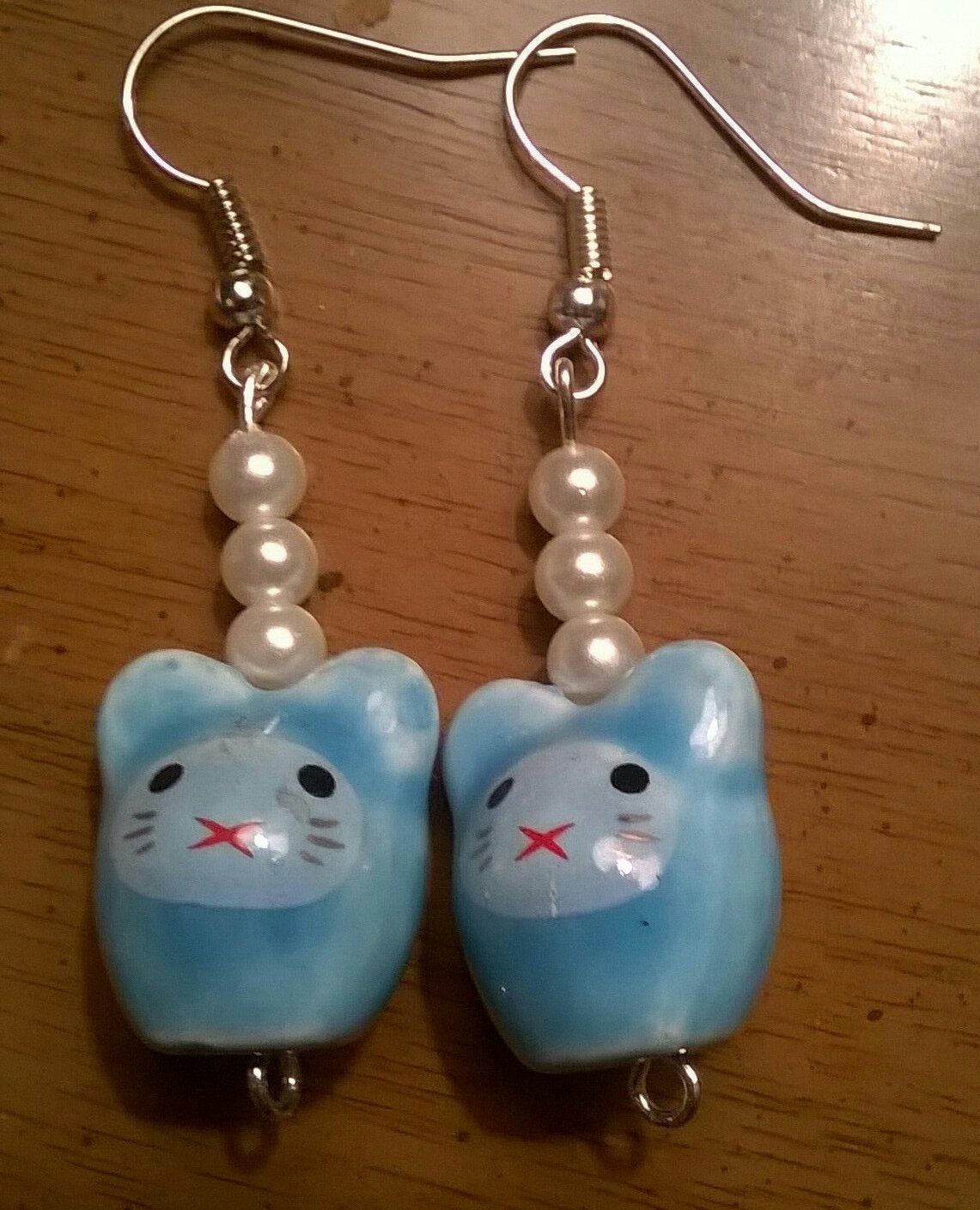 Kitty Katze Ohrringe Süße Geschenkidee Kitty Katze Ohrringe Süße Geschenkidee von CraftsByMissAmira