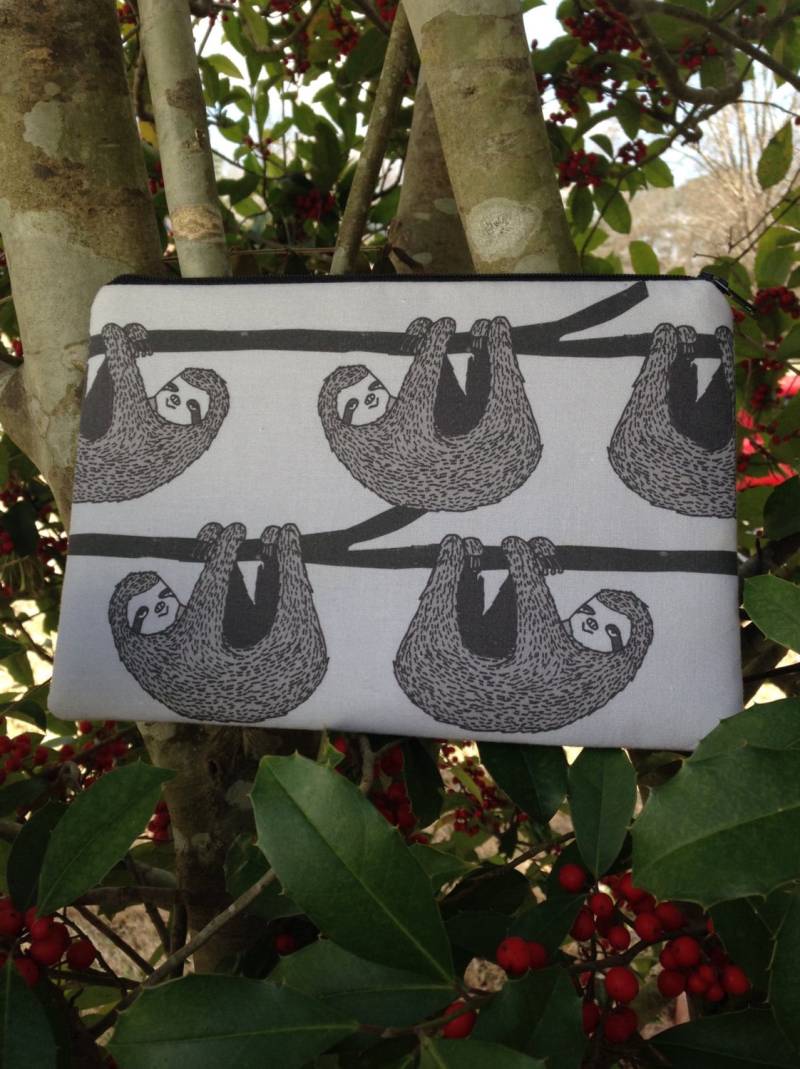 Gedruckt Auf Stoff Mit Reißverschlussbeutel, Federmäppchen, Couponhalter, Make Up Tasche von CraftsByNess