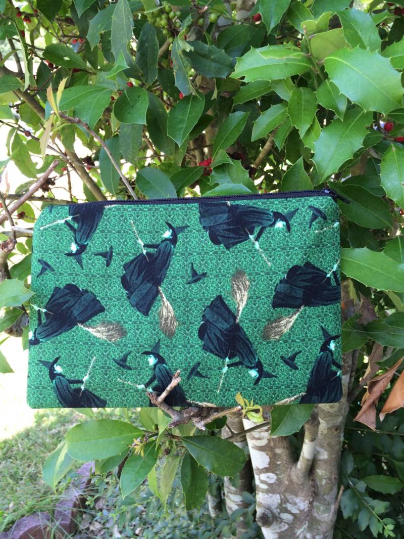 Zauberer Von Oz Stoff Reißverschluss Federmäppchen, Münze Beutel, Couponhalter, Make Up Tasche von CraftsByNess