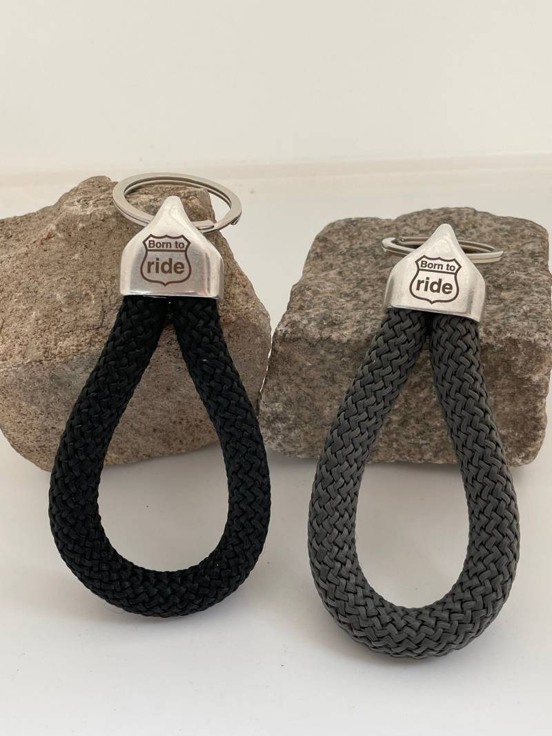 Schlüsselanhänger Motorradfahrer Born To Ride von CraftsVM