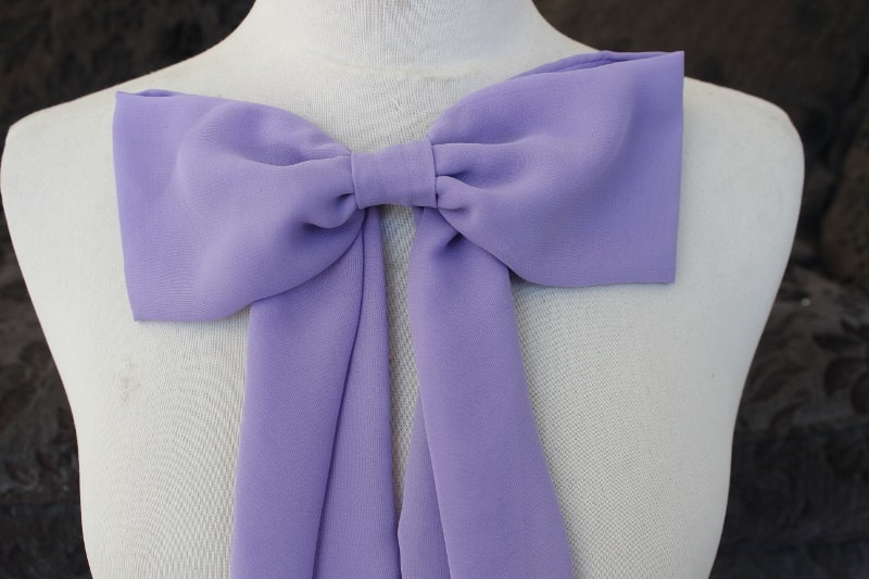 Chiffon Schleifen Applikation/Handarbeitsborte Süsses Lavendelfarbenes Schleifenband Schleife 2 Stück Chiffon Schleifen Applikation/Handarbeitsborte Süsses Lavendelfarbenes Schleifenband Schleife 2 Stück von CraftsWarehouseHub