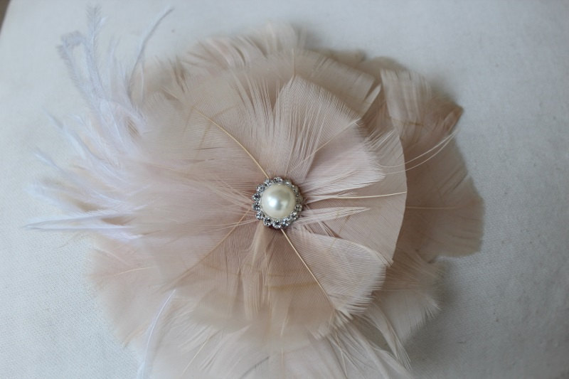 Feder Applikation Creme Farbe von CraftsWarehouseHub