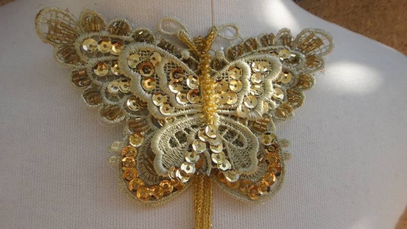 Nähen Perlen Applikation Trimmen/Niedliche Schmetterling von CraftsWarehouseHub