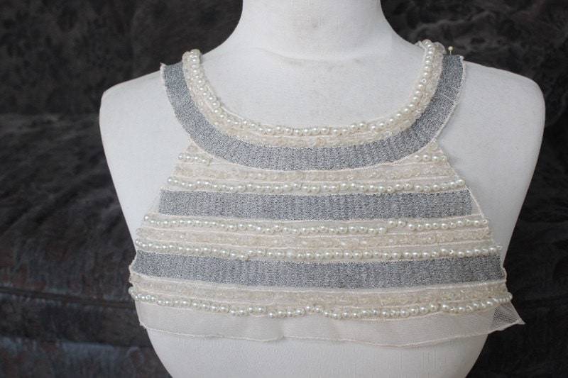 Niedlich Bestickt Und Perlen Applikation 1 Stück Angebot von CraftsWarehouseHub