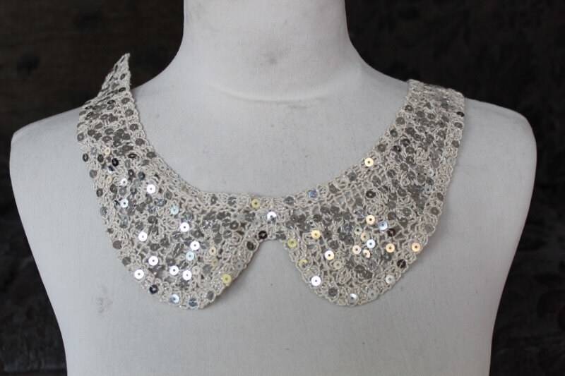 Niedliche Bestickte Applikation Mit Pailletten Elfenbein Farbe 1 Stück Listing von CraftsWarehouseHub