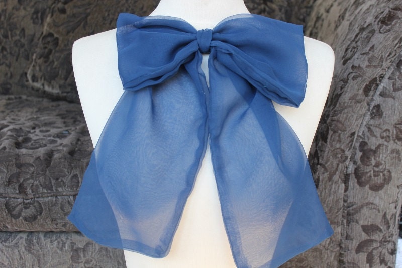 Niedliche Chiffonschleife Blau von CraftsWarehouseHub