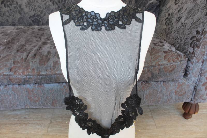 Schöne Gestickte Applikation Zum Nähen/Von Applikationen Schwarze Für Kostüm von CraftsWarehouseHub