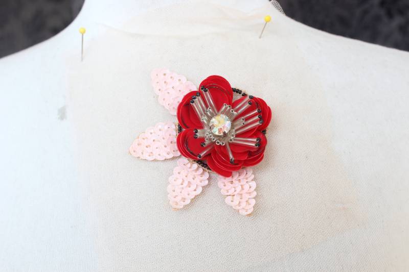 Süsse Blumen Applikation Mit Strassapplikation Süsse Blumen Applikation Mit Strassapplikation von CraftsWarehouseHub