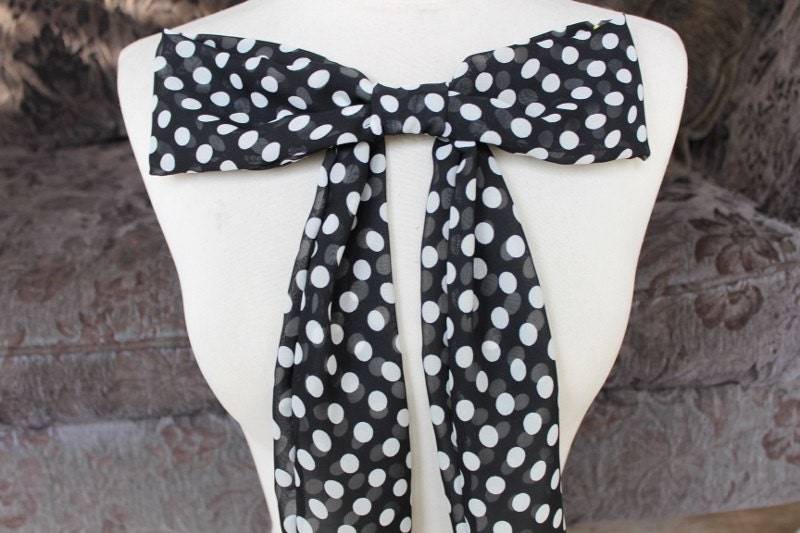 Süße Chiffon Schleife Mit Polka Dot Print von CraftsWarehouseHub