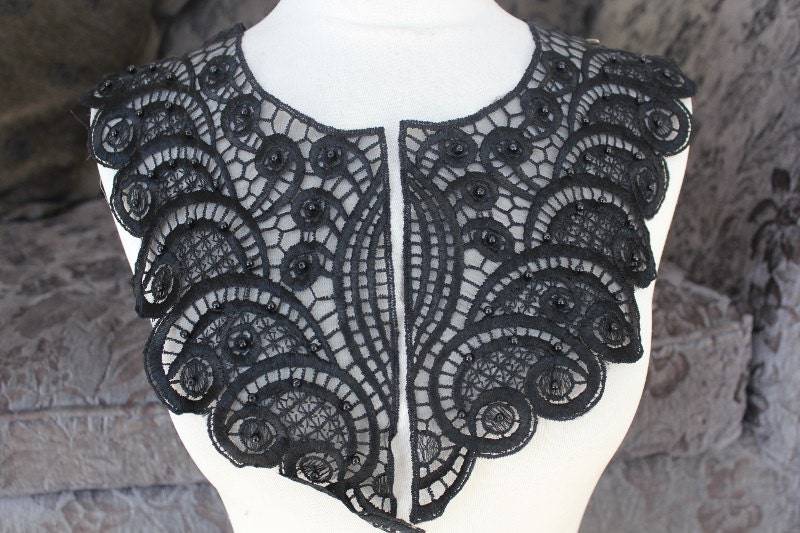 Süße Perlen Und Organza Stickapplikationen 1 Stück Angebot von CraftsWarehouseHub