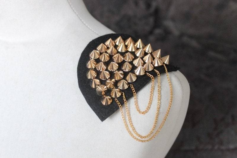 Süße Schwarze Farbe Applikation Mit Kette Und Ohrstecker 2 Stück Angebot 4 1/2 X 3 Zoll Breit 5 von CraftsWarehouseHub