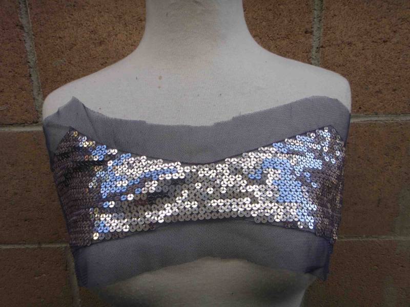 Süße Silber Sequenz Applikation 1 Stück Angebot von CraftsWarehouseHub