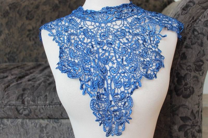 Süße Venedig Applikation Blau Farbe 1 Stück Auflistung von CraftsWarehouseHub