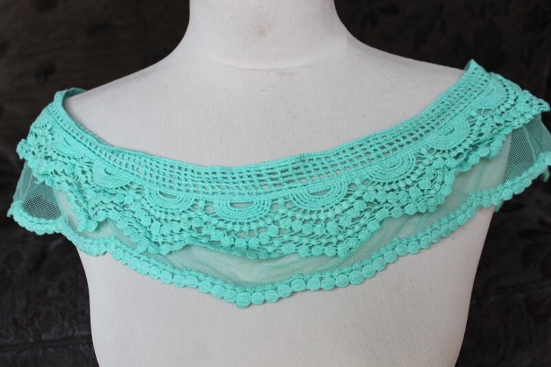 Süße Venedig Applikation Mint Farbe 1 Stück Angebot von CraftsWarehouseHub