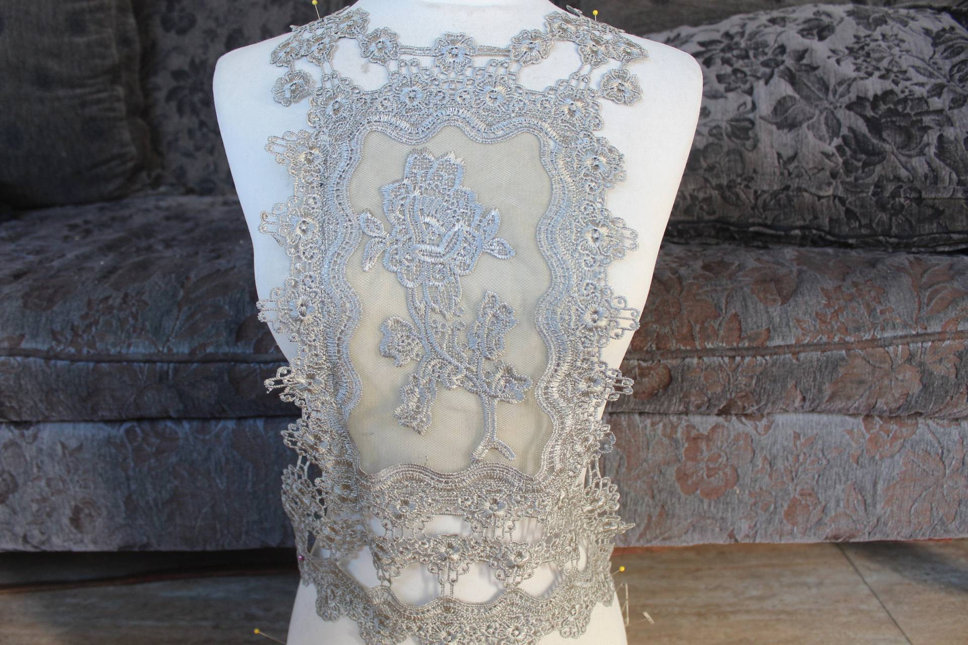 Süsse Venedig Applikation Spitze/Dekorationsspitze Farbe 1 Stück von CraftsWarehouseHub