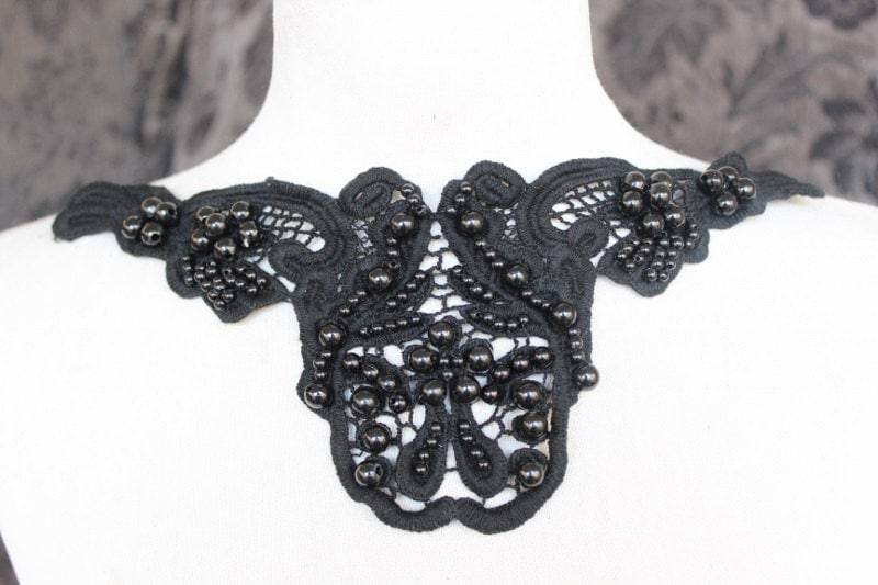 Süße Venedig Perlen Applikation Schwarz Farbe 1 Stück Angebot Süße Venedig Perlen Applikation Schwarz Farbe 1 Stück Angebot von CraftsWarehouseHub
