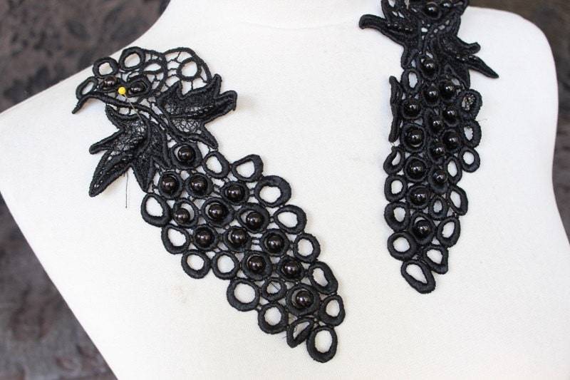 Süße Venedig Perlen Applikation Schwarz Farbe 2 Stück Angebot Süße Venedig Perlen Applikation Schwarz Farbe 2 Stück Angebot von CraftsWarehouseHub