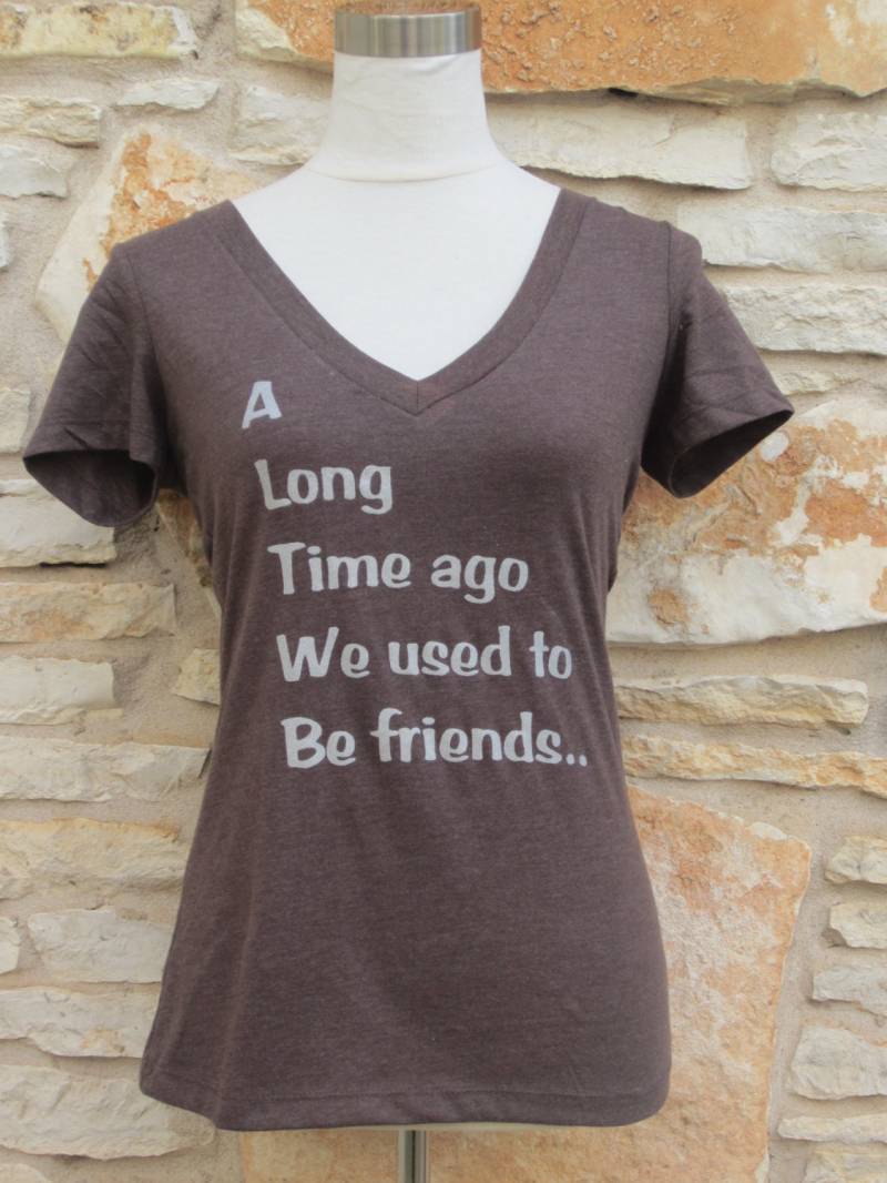 Veronica Mars Thema Frauen Siebdruck Shirt | Ein Vor Langer Zeit Wir Verwendet, Um Freunde Zu Sein von CraftsbyCasaverde