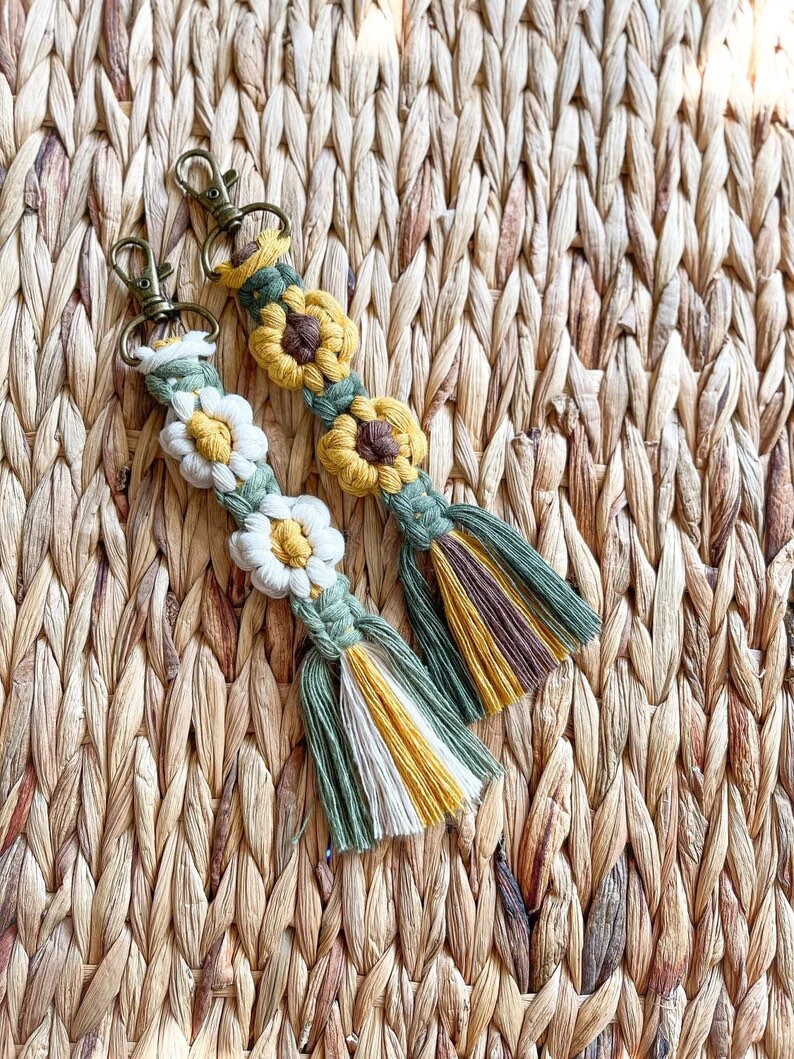 Blumen Schlüsselanhänger von CraftsbyChristineL
