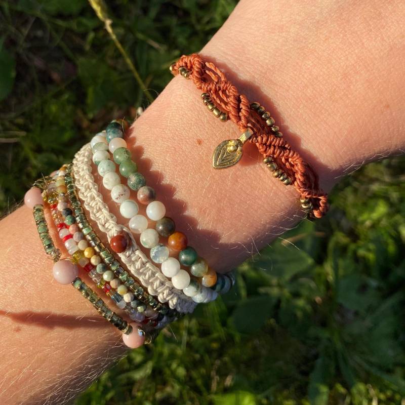 Makramee Armband Boho Handgemachtes Schmuck Hippie Makramee Armband Boho Handgemachtes Schmuck Hippie von CraftsbyPamDE