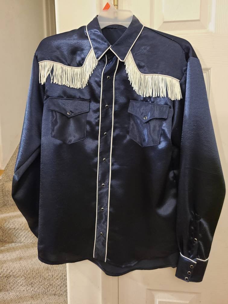 Herren Western Langarm - Oder Kurzarmhemden Mit Druckknopfleiste, Maßanfertigung Herren Western Langarm - Oder Kurzarmhemden Mit Druckknopfleiste, Maßanfertigung von CraftsnthingsbyHindi