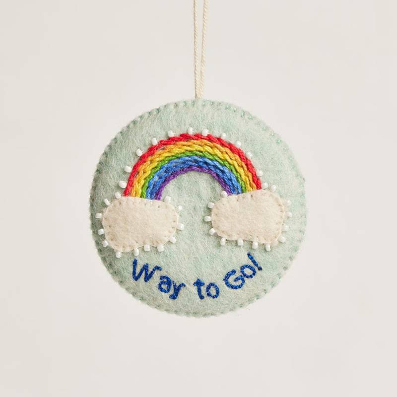 Weiter So You Rock Abzeichen, Handgefilzter Regenbogen Pin, Handmade Merit Award Weiter So You Rock Abzeichen, Handgefilzter Regenbogen Pin, Handmade Merit Award von Craftspring