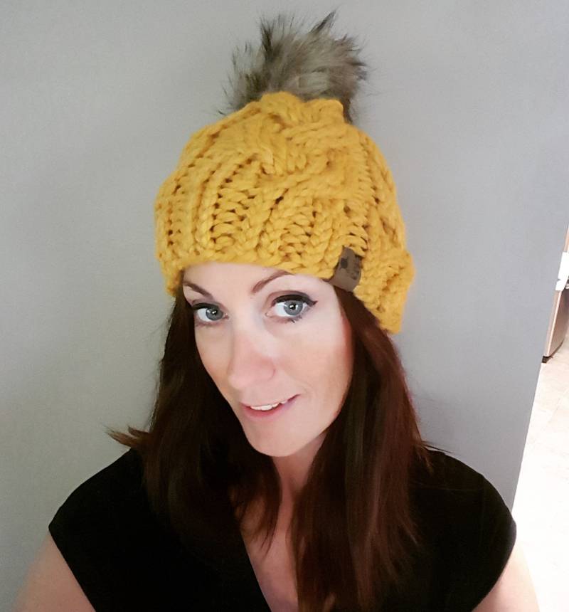 stricken Für Erwachsene Kabel Haube von CraftyBugCutz