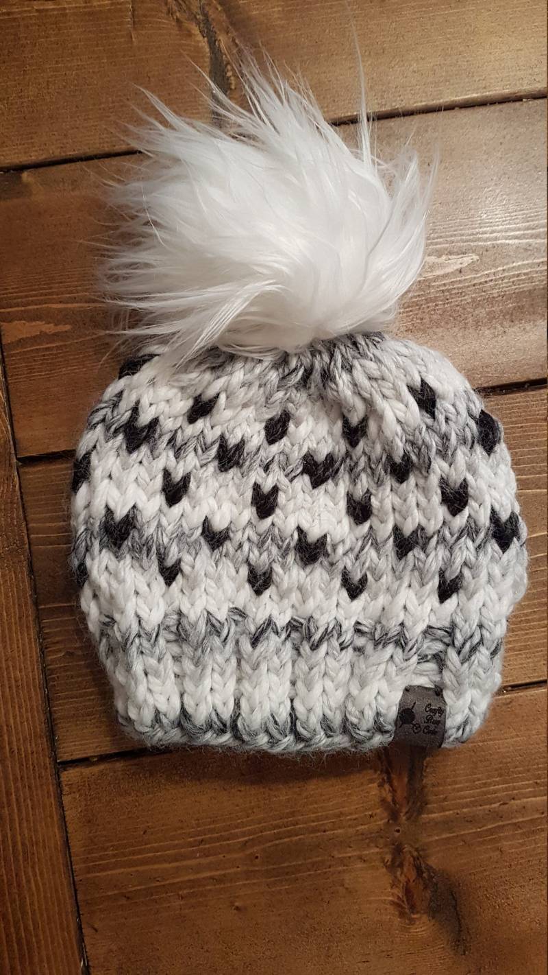 stricken Kinder Herzen Mütze Kind von CraftyBugCutz