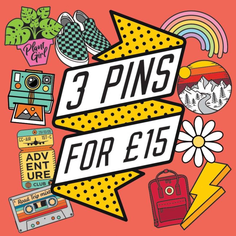 Überraschungstasche Mit 3 Emaille Pin Anstecker, Es Ist Ein Glücksbad von CraftyCactusCompany