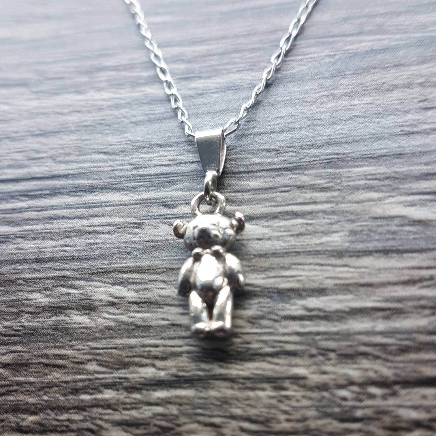 Teddybär-Anhänger Aus Sterlingsilber 3D Charm Teddybär-Anhänger Aus Sterlingsilber 3D Charm von CraftyCatsJewellery
