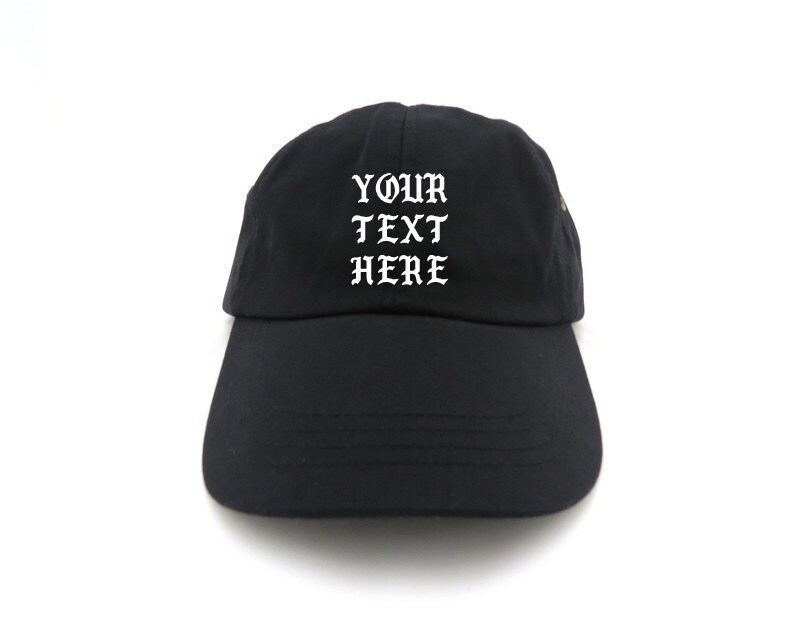 Benutzerdefinierte Text Dad Hat Personalisierte Baumwolltwillmütze von CraftyCleopatra
