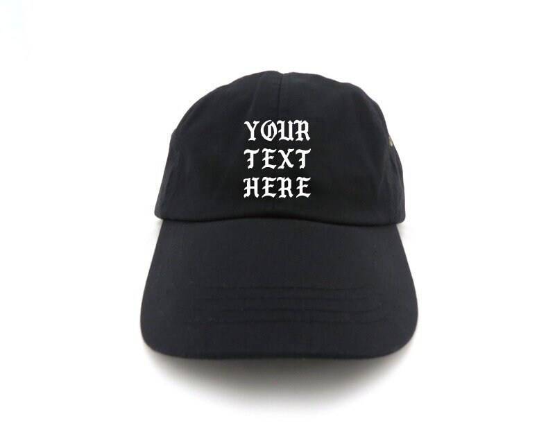 Benutzerdefinierte Text Dad Hat Personalisierte Baumwolltwillmütze von CraftyCleopatra