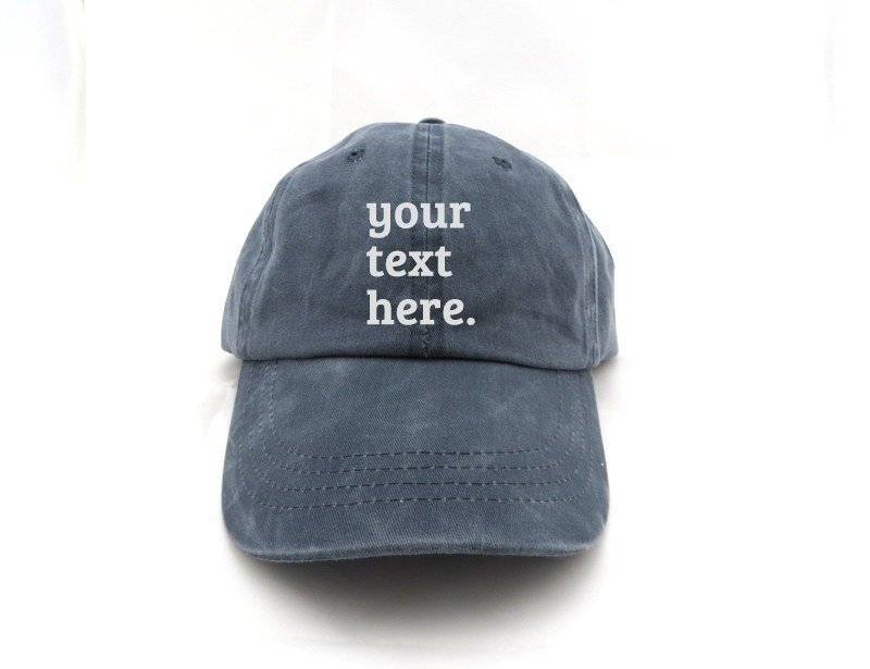 Custom Hat - Personalisierte Hut Wählen Sie Ihren Eigenen Text Ihre Eigene Schriftart von CraftyCleopatra