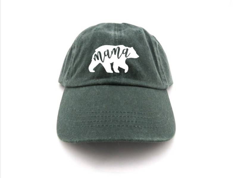 Mama Bärenmütze Baumwolltwill, Unauffällige Mom Cap von CraftyCleopatra