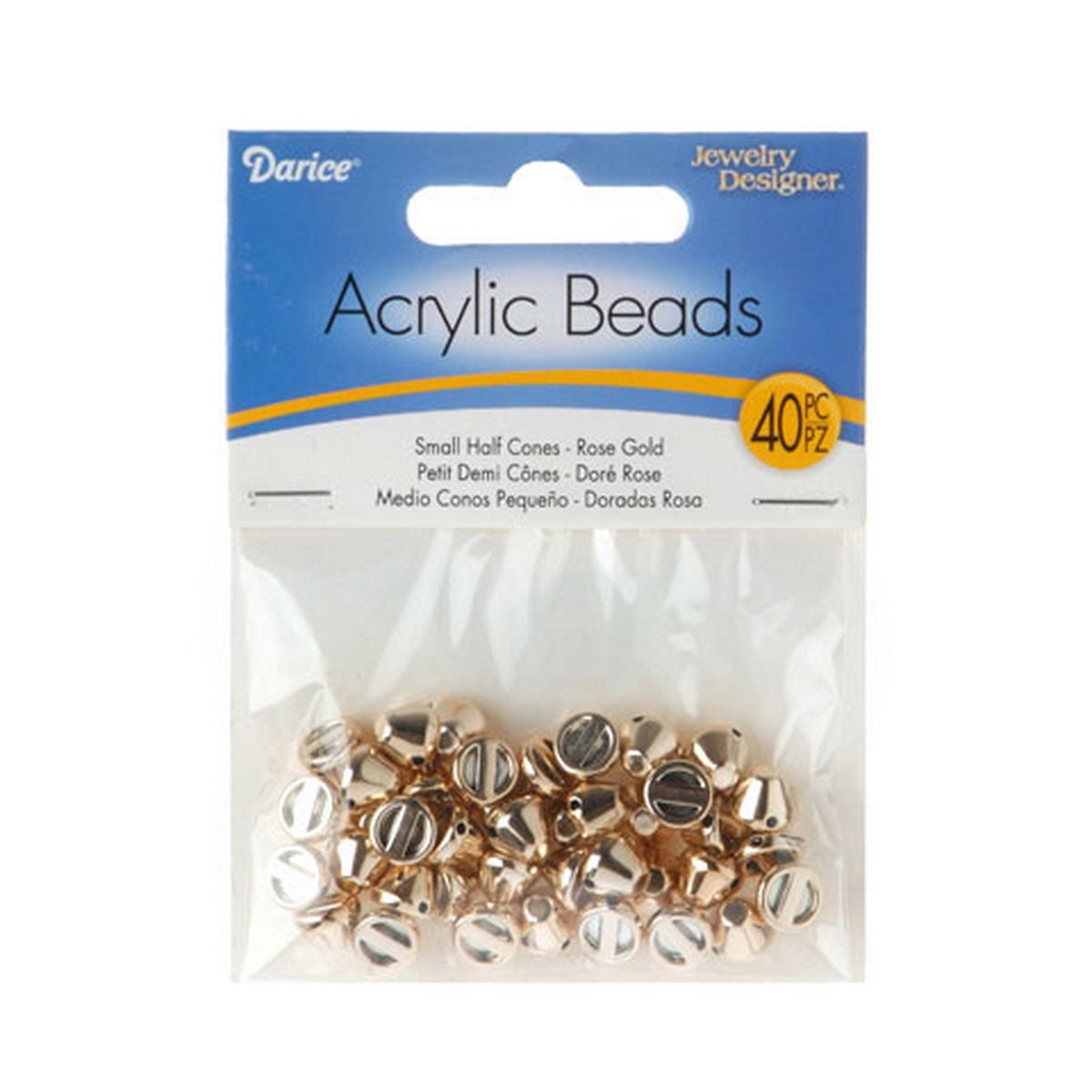 Kleine Halbe Kegel Perlen - Gold Acryl 40 Stück 1999-6206 Kleine Halbe Kegel Perlen - Gold Acryl 40 Stück 1999-6206 von CraftyNotionsStore
