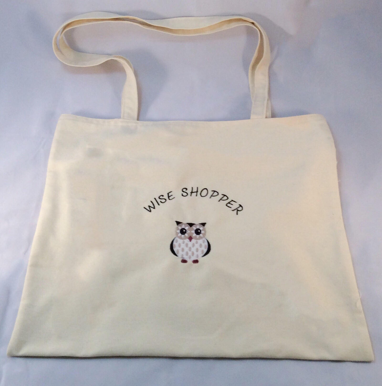 Weise Eule Einkauf/Tragetasche Weise Eule Einkauf/Tragetasche von CraftyPoppyStitches