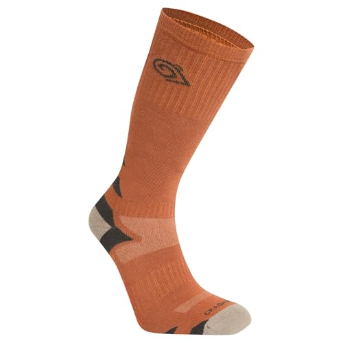 Craghoppers - Adventure Stiefelsocken Insektenabwehr für Herren/Damen Unisex (35,5 EU - 38 EU) (Roter Strand/Schwarzer Pfeffer) von Craghoppers