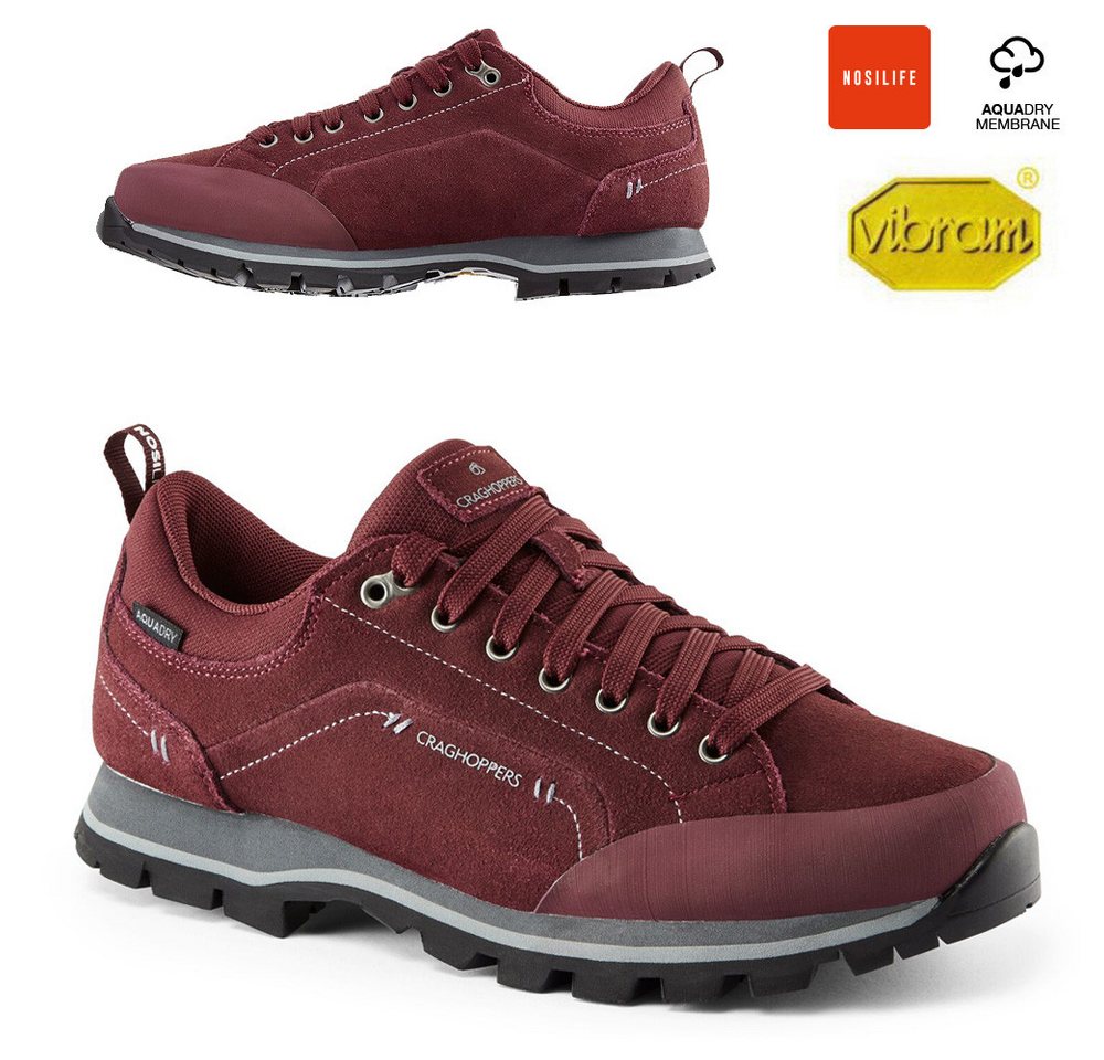Craghoppers Craghoppers - wasserdichte Vibram Outdoorschuhe Jacara, berry Wanderschuh von Craghoppers