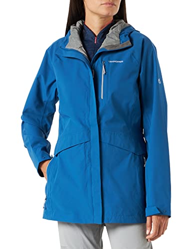 Craghoppers Damen Caldbeck Regenjacke, Yale Blue, 38 von Craghoppers