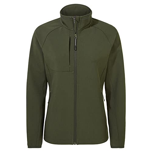 Craghoppers Damen Expert Basecamp Softshelljacke Softshell-Jacke, Dunkles Zederngrün, 10 von Craghoppers
