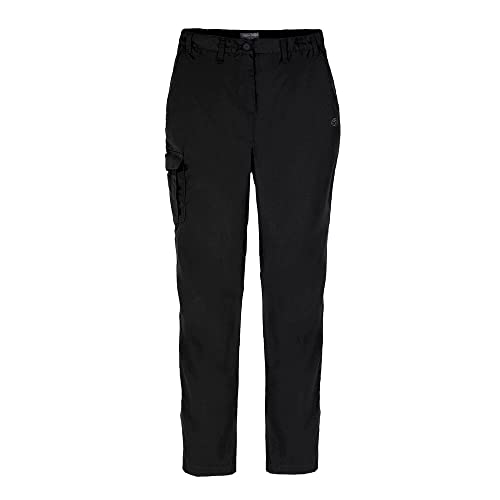 Craghoppers Damen Expert Kiwi Hose mit 6 Taschen Hiking Pants, Schwarz, 14 von Craghoppers